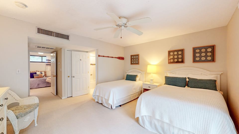 Guest Bedroom with Twin and Double Size Bed