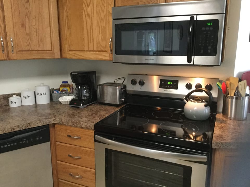 New Stainless appliances are great for gourmet cooks!