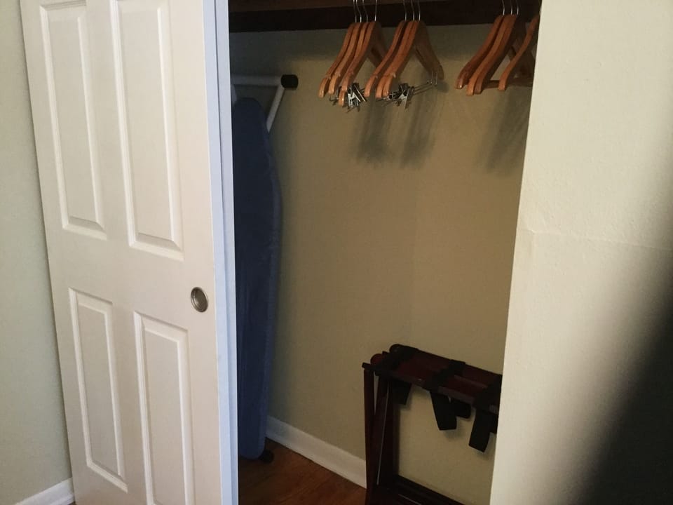 Each bedroom has two luggage racks to give you plenty of space for suitcases