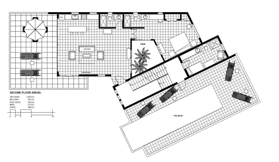 2nd Floor ~ Master Suite Level Floor Plan..