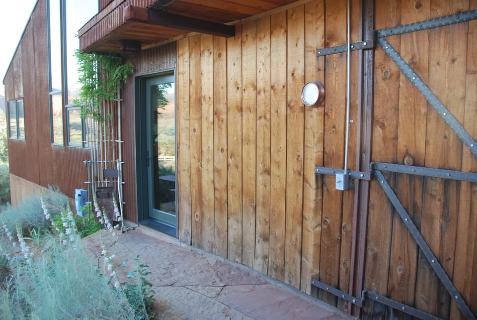 The main door to your guest house.