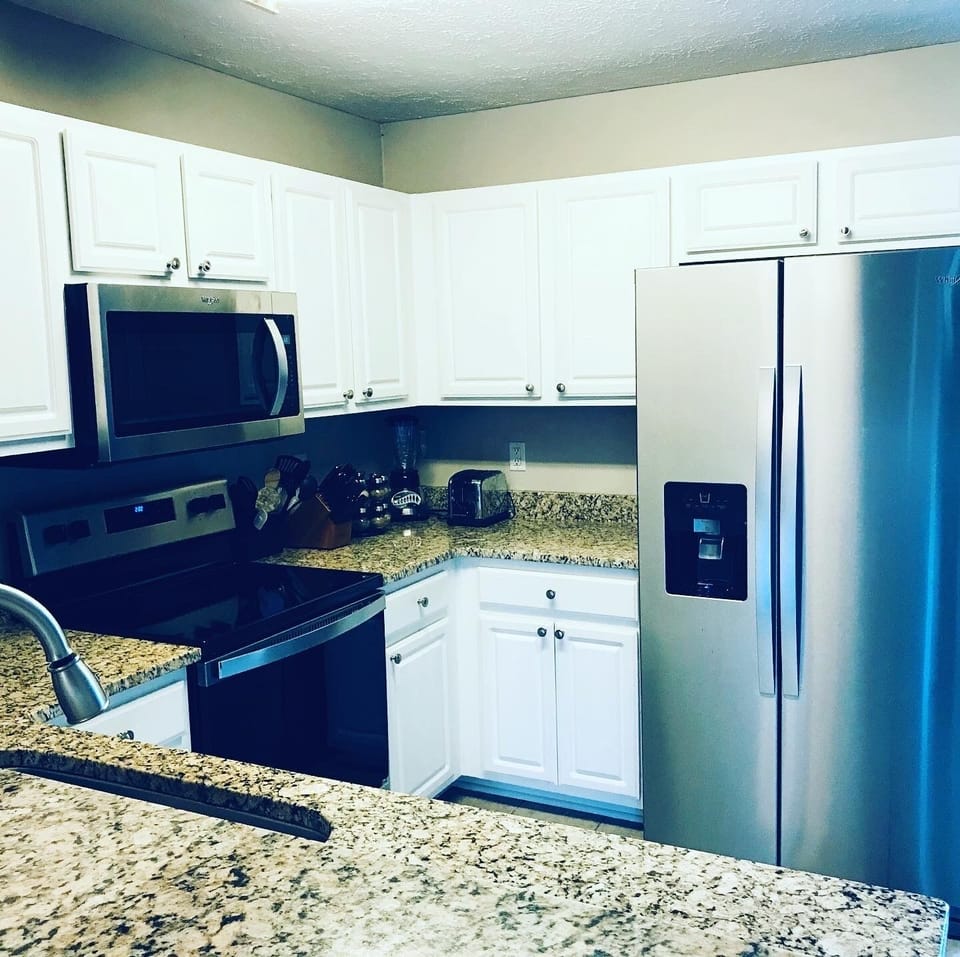 New stainless steel appliances 