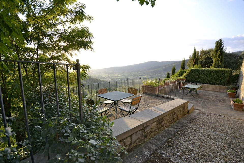 Veranda and panoramic view