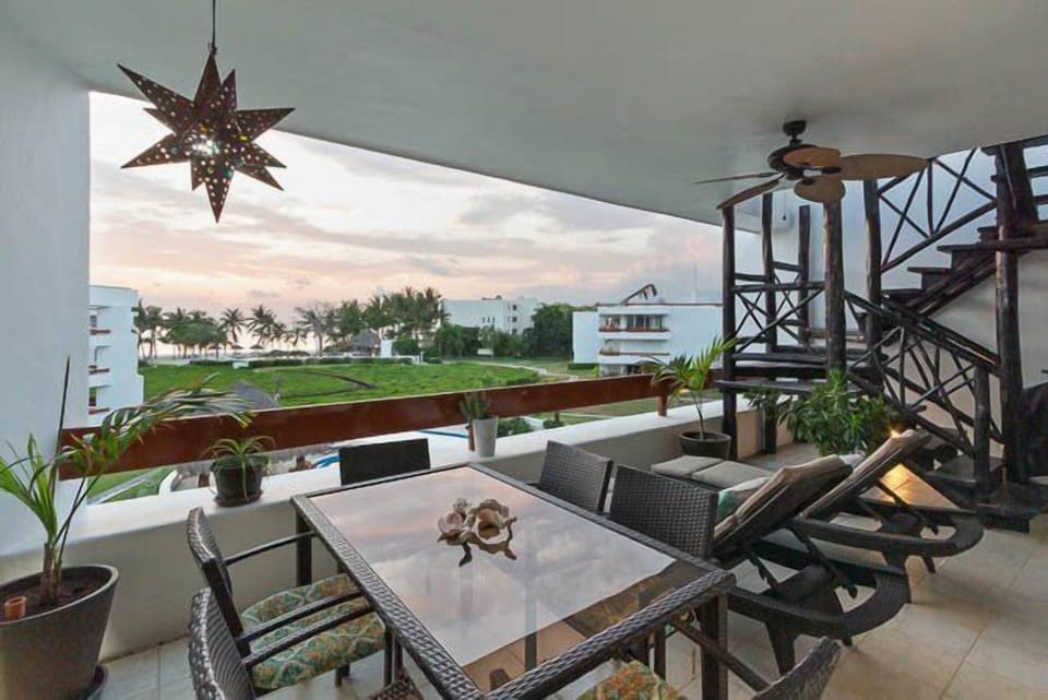 Lay back, relax and enjoy the island breeze on your private balcony