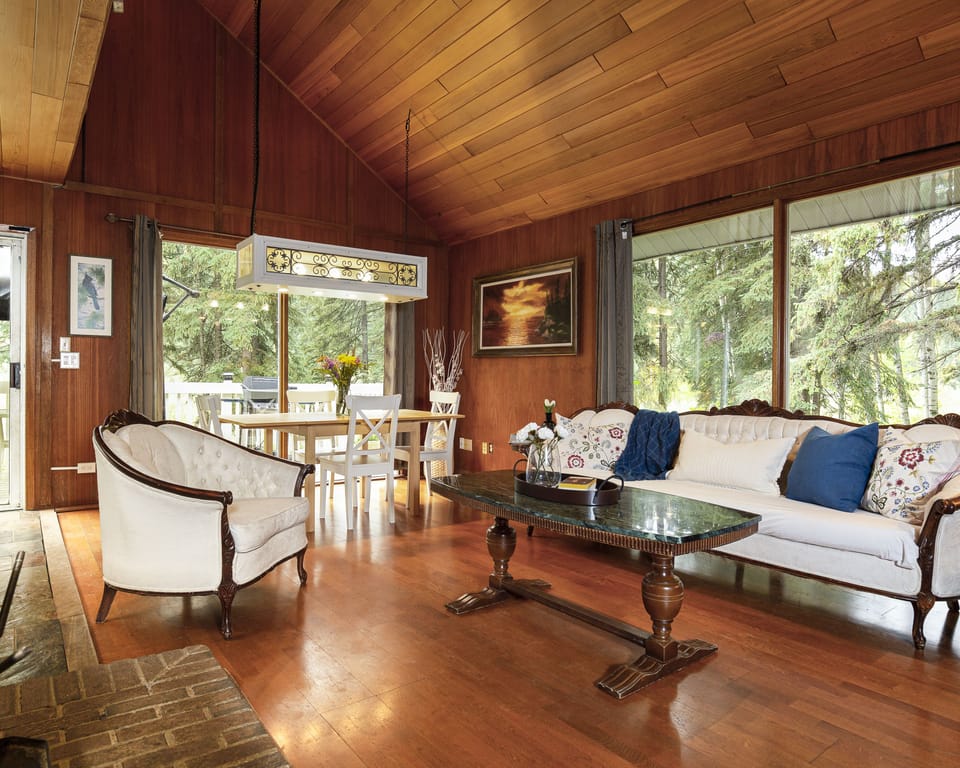Living room with great views!