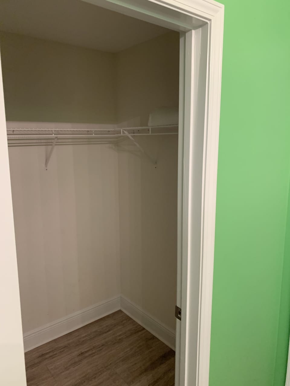 Master walk-in closet