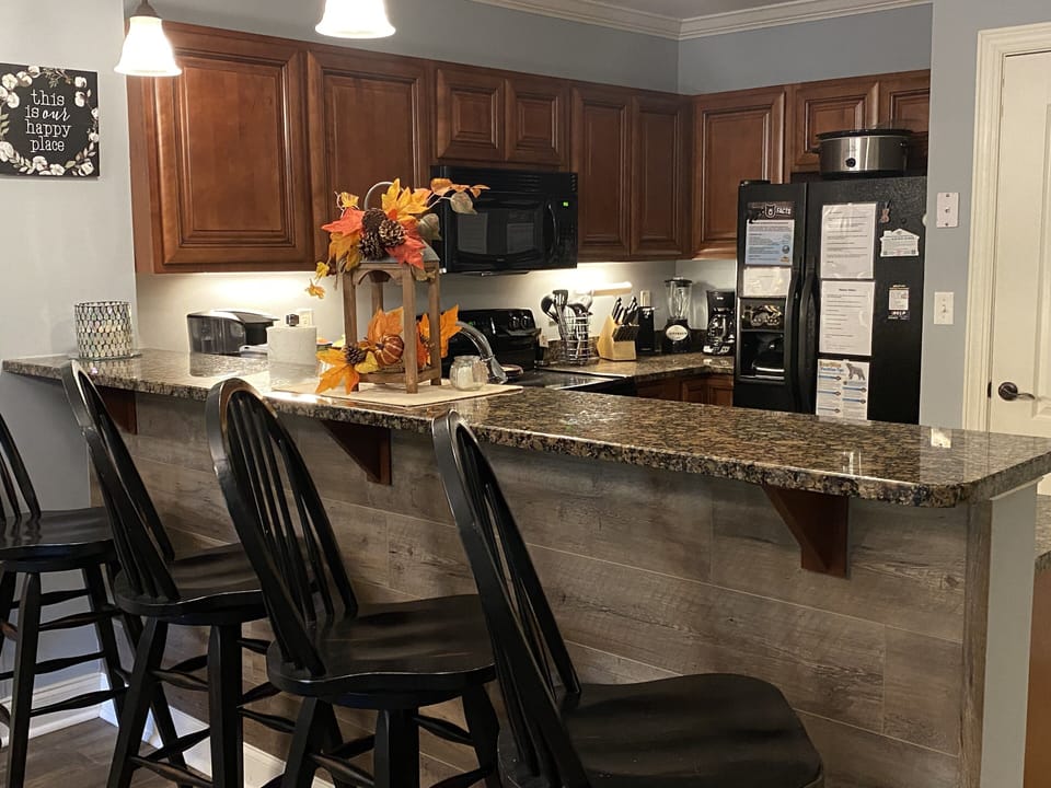 Bar Seating keeps everyone engaged during snack or meal preparation