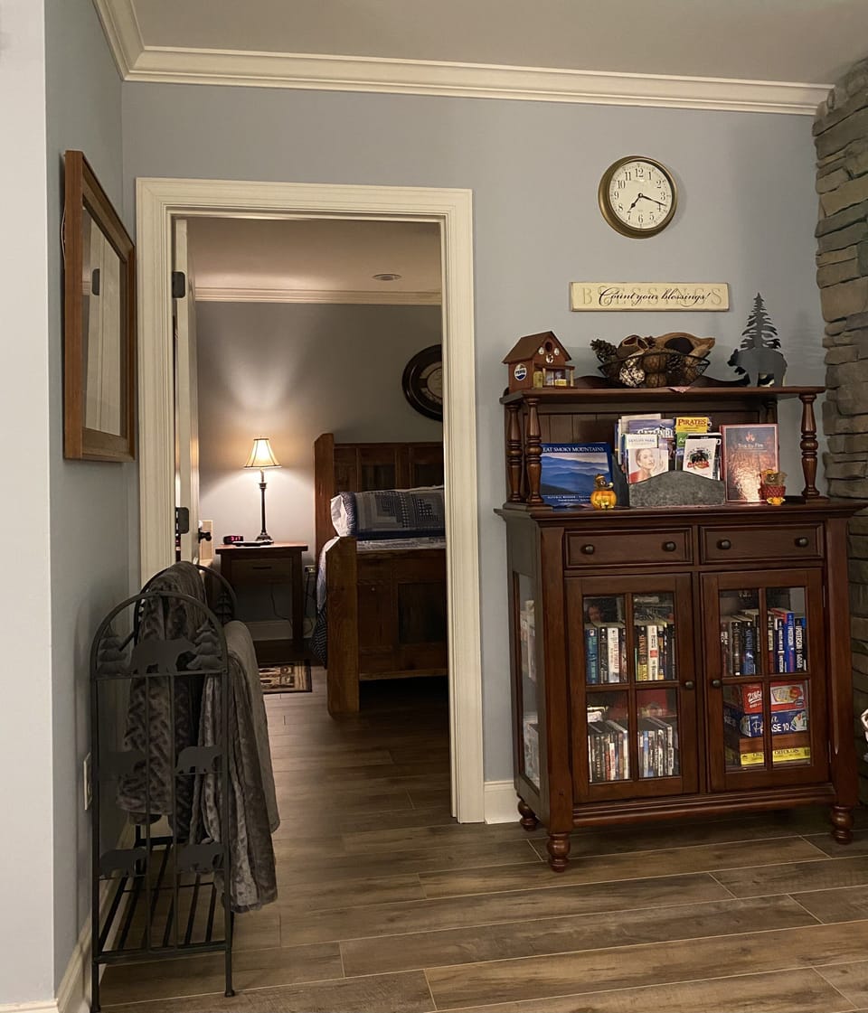 Master bedroom off Living Room