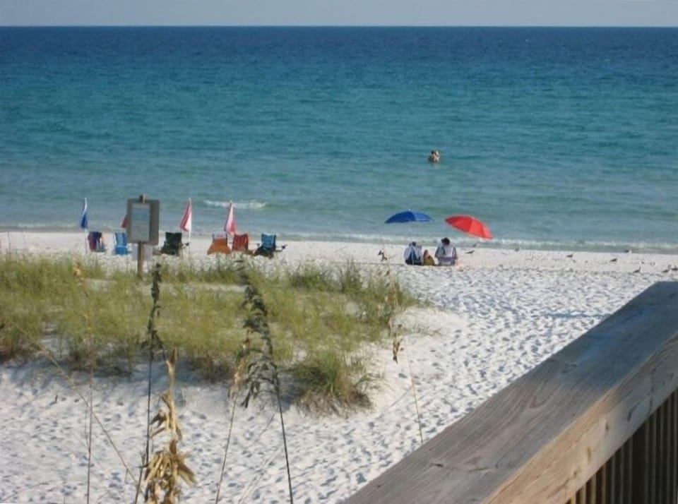 Gorgeous, private beaches directly across the street...so clean!