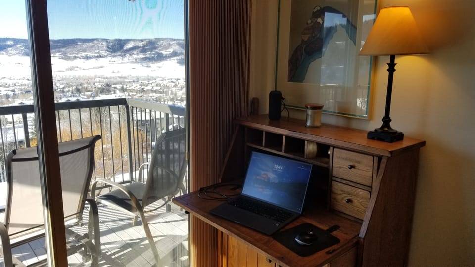 Work from home (with secure high-speed internet... and a view)