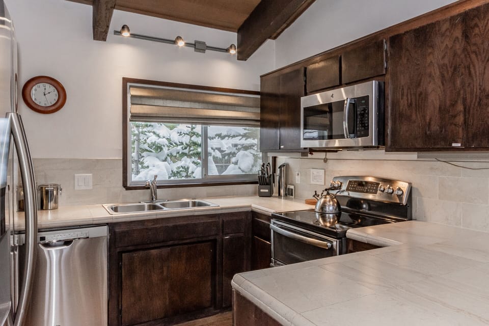 Renovated kitchen.  Fully stocked for real cooking and entertaining