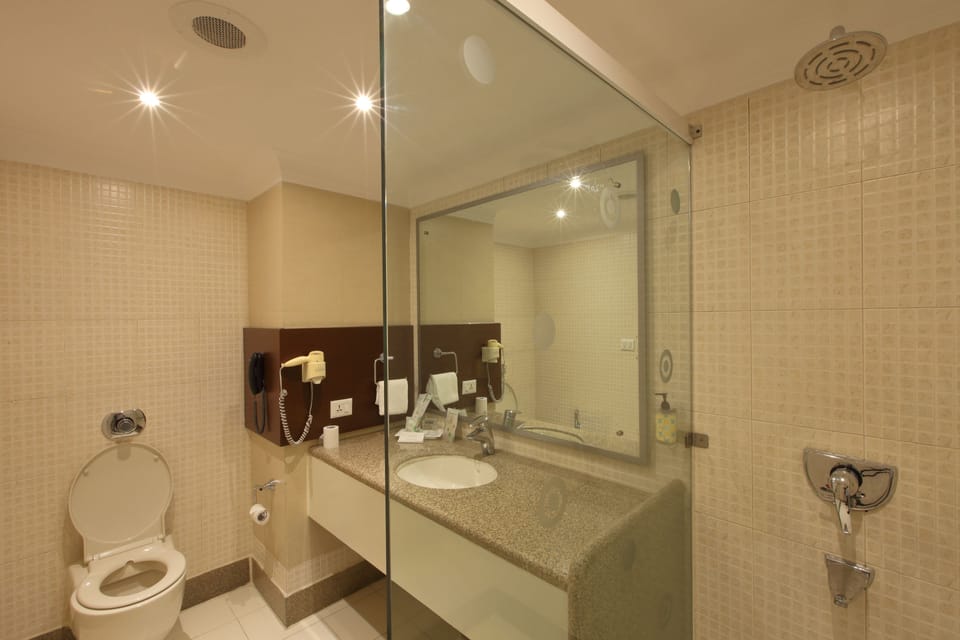 Free toiletries, towels