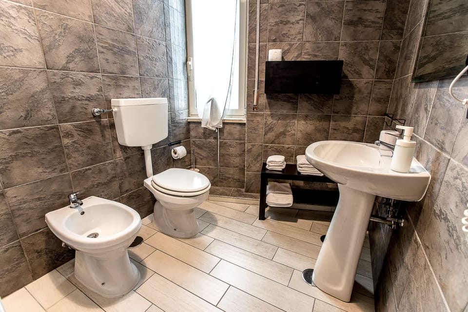 Classic Room | Bathroom | Shower, rainfall showerhead, free toiletries, bidet