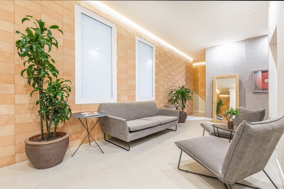 Lobby sitting area