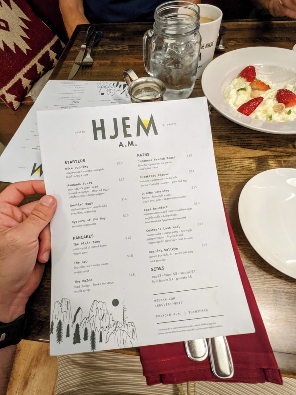 Hjem, just two blocks away, serves up breakfast you’ll dream about.