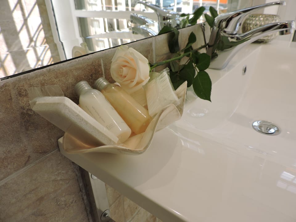 Double Room | Bathroom | Shower, free toiletries, hair dryer, towels