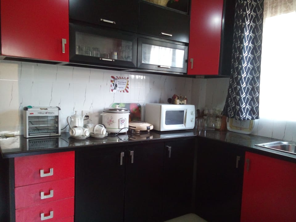 Family Villa, 3 Bedrooms, Private Pool | Private kitchenette | Fridge, microwave, stovetop, electric kettle
