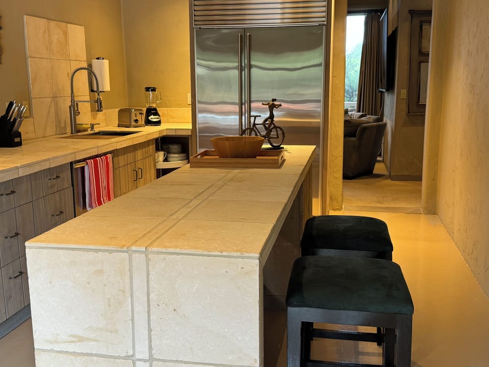 Kitchen Island with Bar Stools