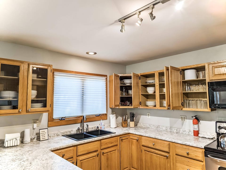 Most everything you need in the kitchen.