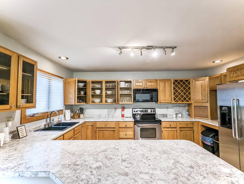 Most everything you need in the kitchen.

