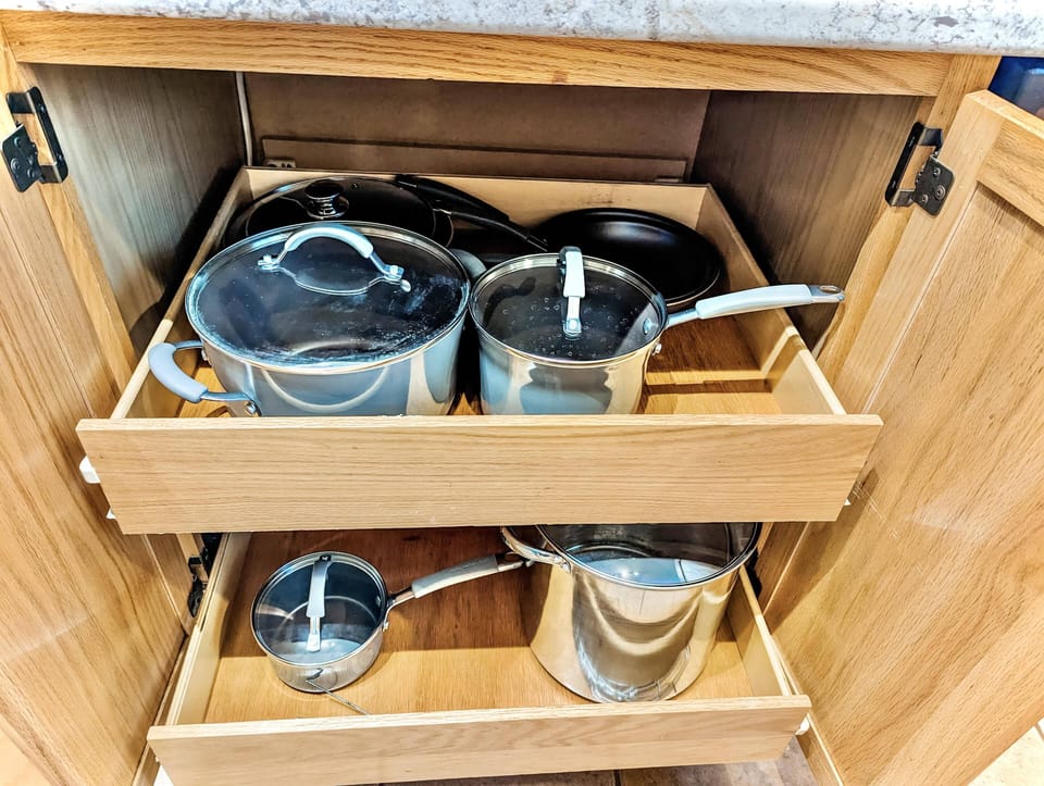 Pots & pans, baking pans.
