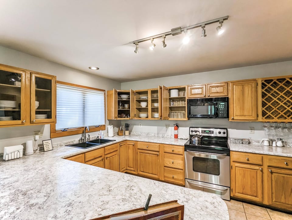 Most everything you need in the kitchen.