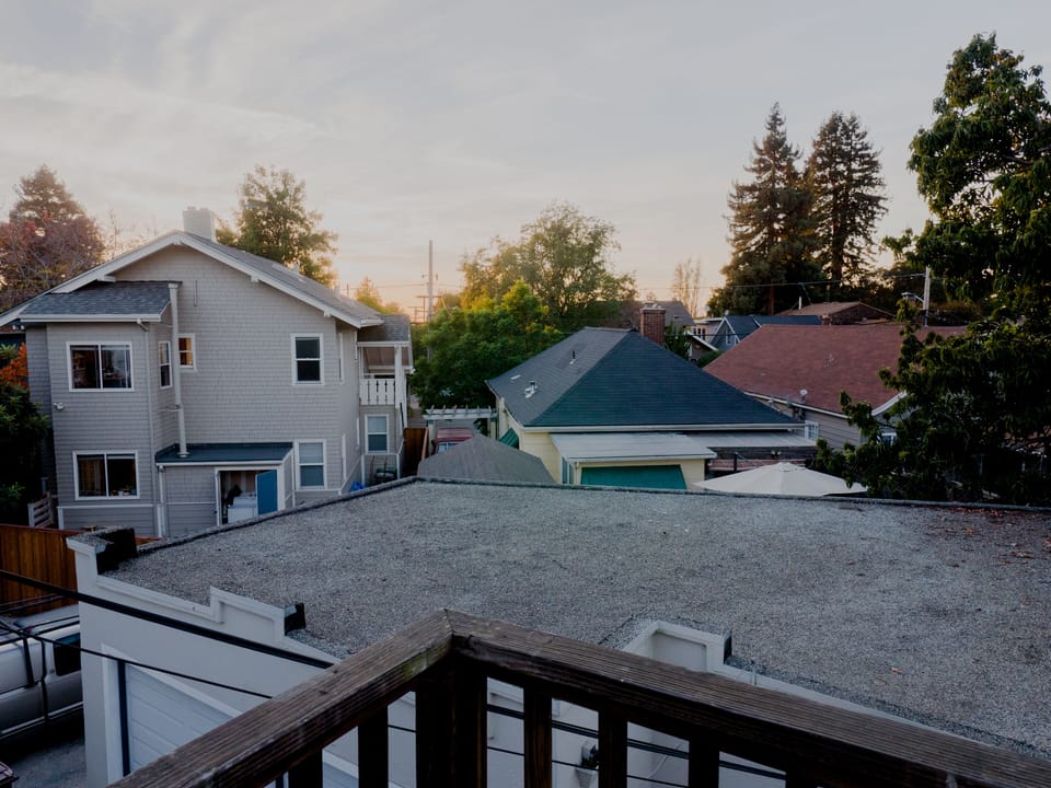 View from deck