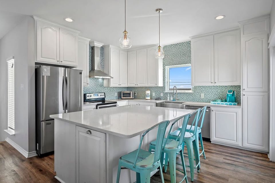 The kitchen is a chef's dream and is equipped with everything you will need.