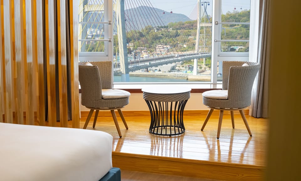 Presidential Suit Ocean1 (Free Swimming Pool Access / Lowest Price Purchase for Cruise & Art Land) | Premium bedding, blackout drapes, soundproofing, WiFi