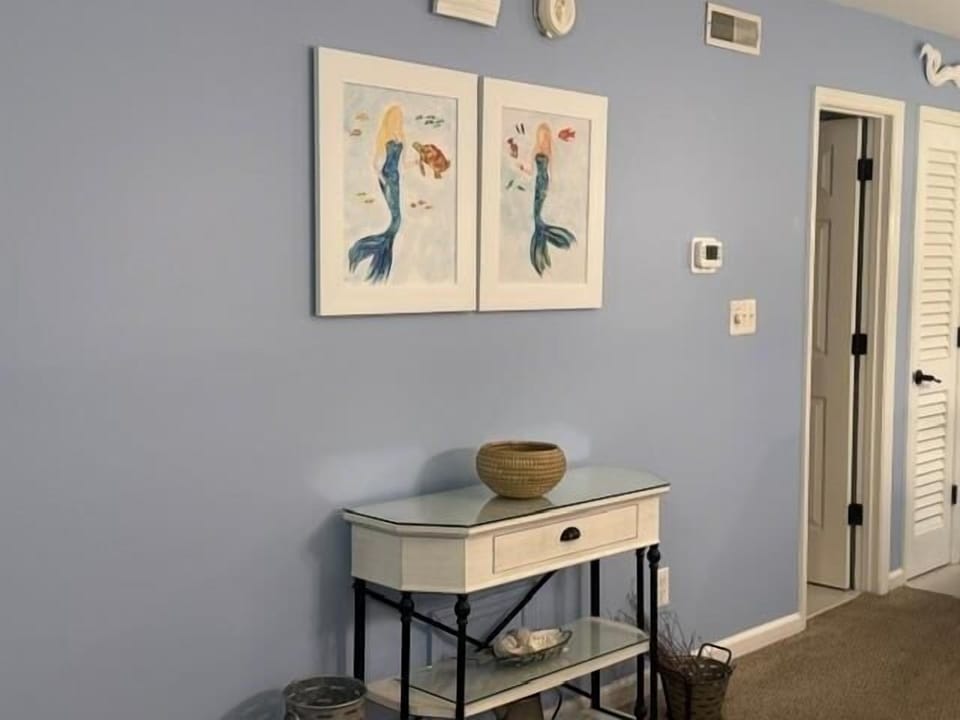 Accent piece in living area