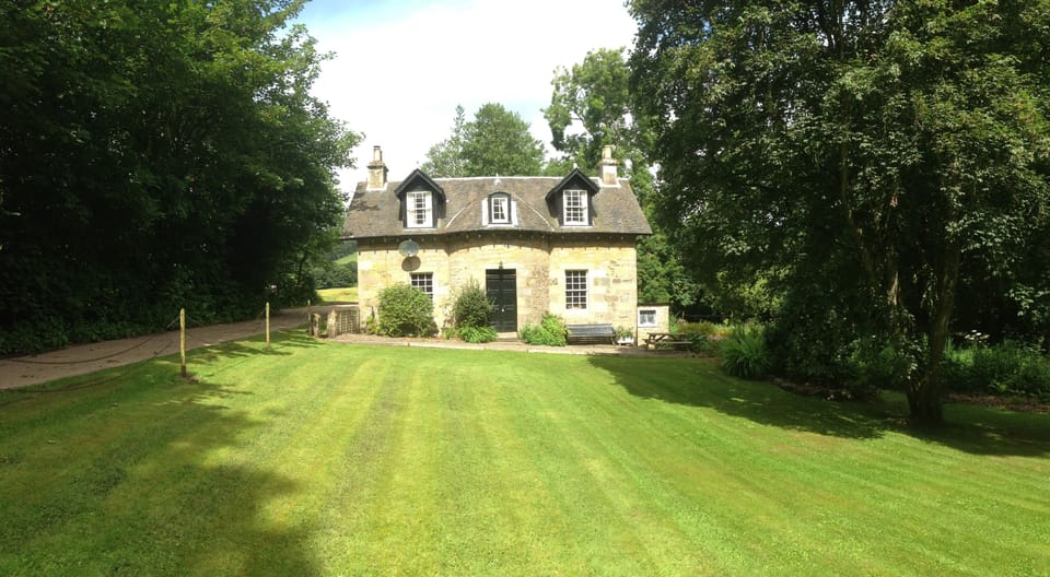 Garden Cottage, in the sun.