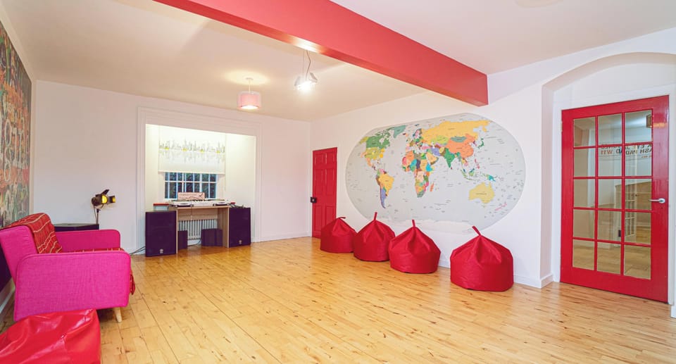 Games room, has dolls house, plenty of games and a professional DJ music system.