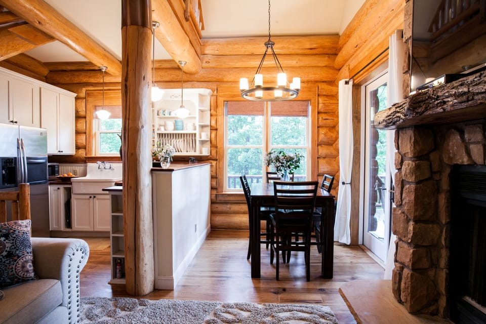 Main floor with an open floor plan.  Note: The water dispenser in the refrigerator door does not work.