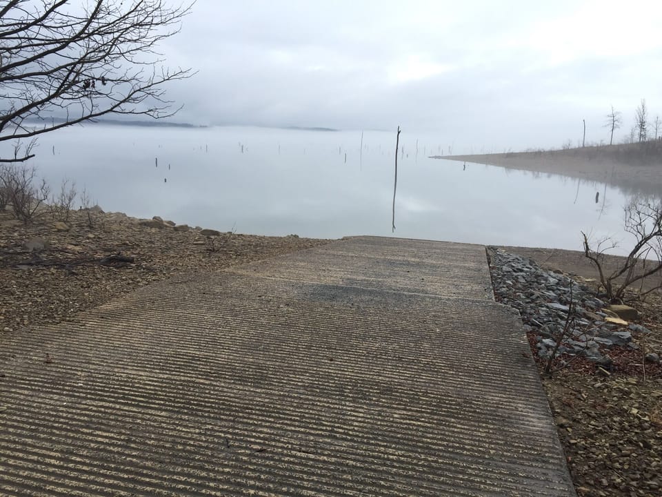 Boat launch 5 houses down the road. (Water very low in pic)