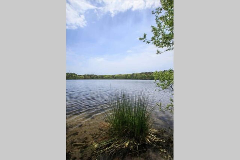 Flax pond has a sandy bottom and is perfect for swimming, fishing and kayaking.