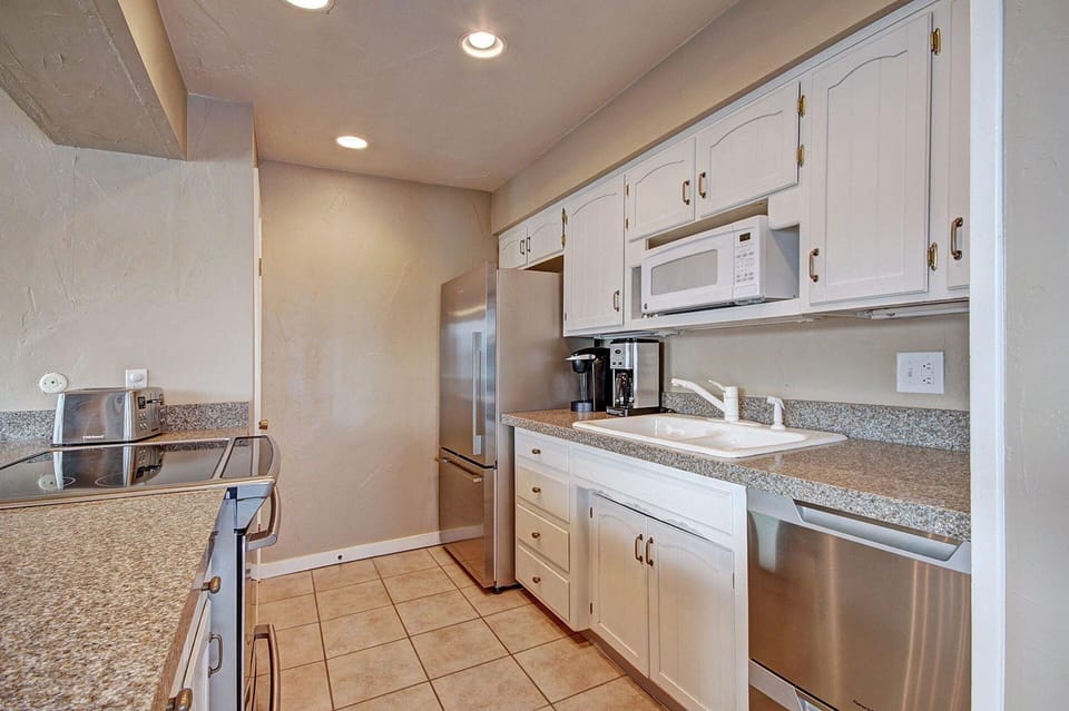 Remodeled kitchen with stainless steal appliances Remodeled kitchen with stainless steal appliances 