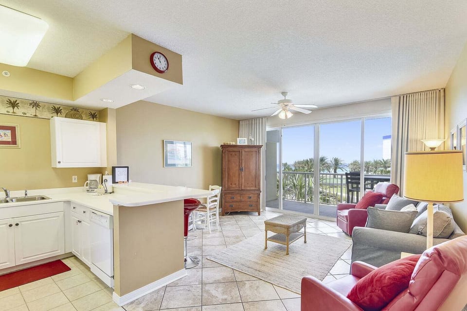 Spacious and open living area