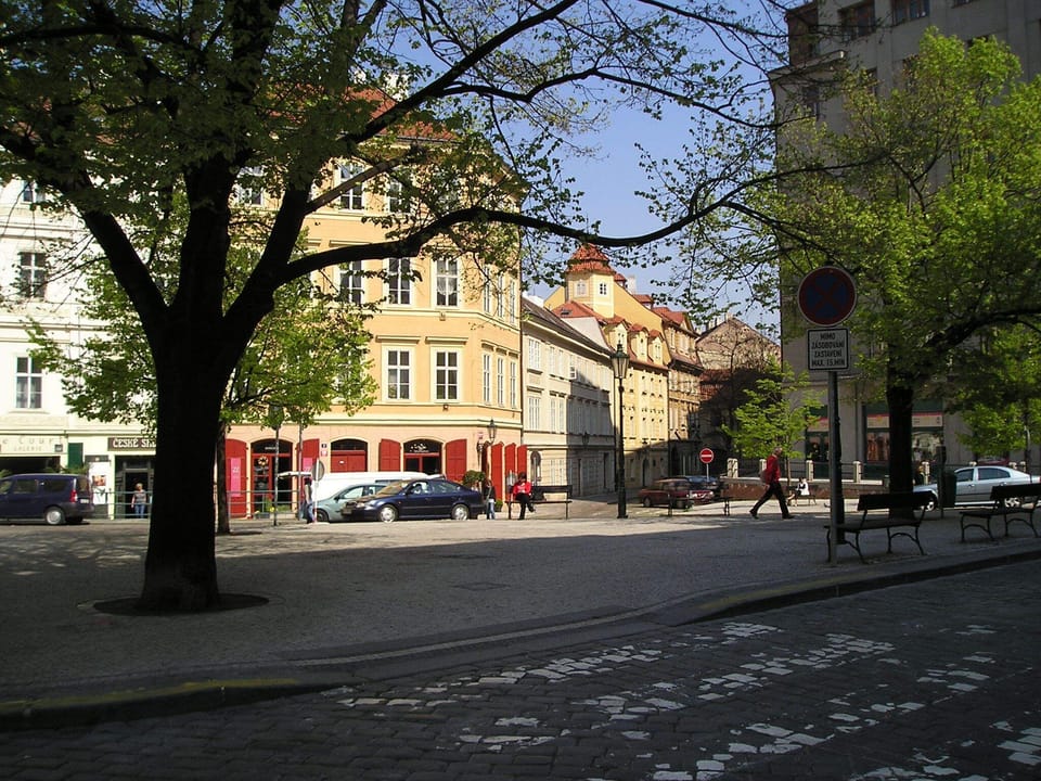 Small square right next to the apartment