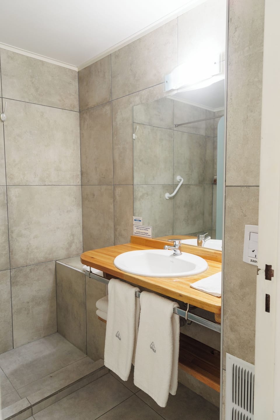 Shower, hair dryer