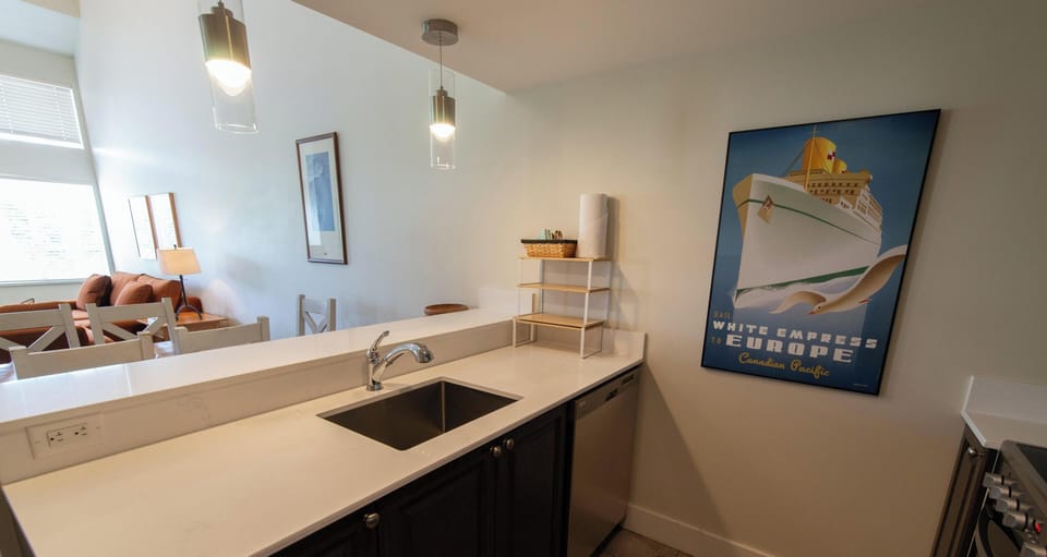 Open concept kitchen