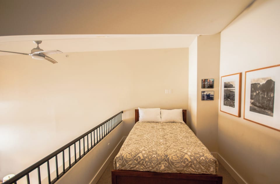 Double bed in the loft