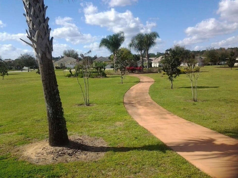 Beautiful park a block from the house