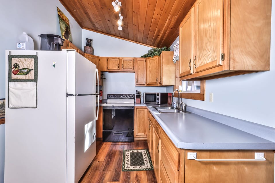 Plenty of counter space to make cooking a breeze