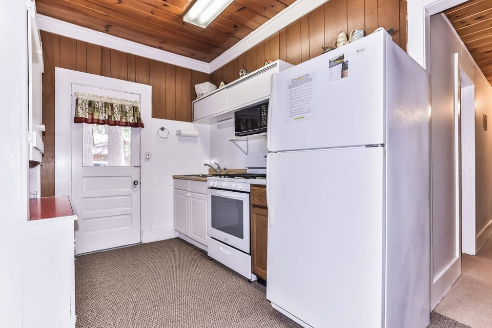 Large fridge to stock for your stay.
