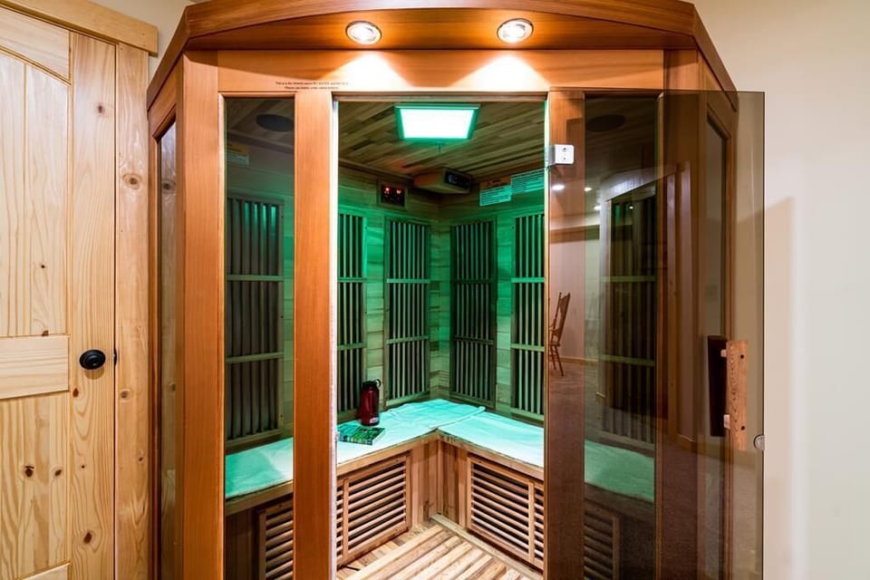 Enjoy the sauna on a cold day!