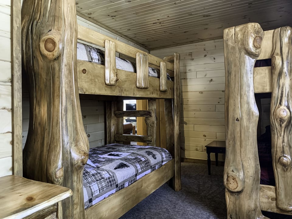 Beautiful wooden bunk frame