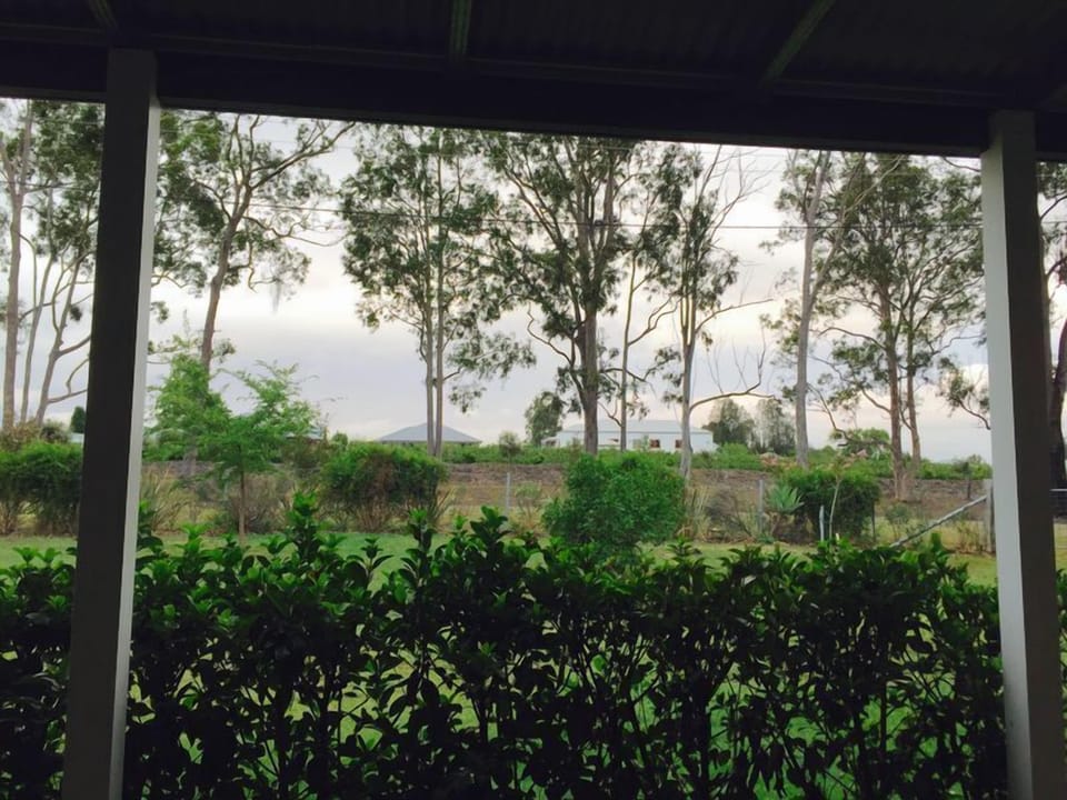The view from the front deck