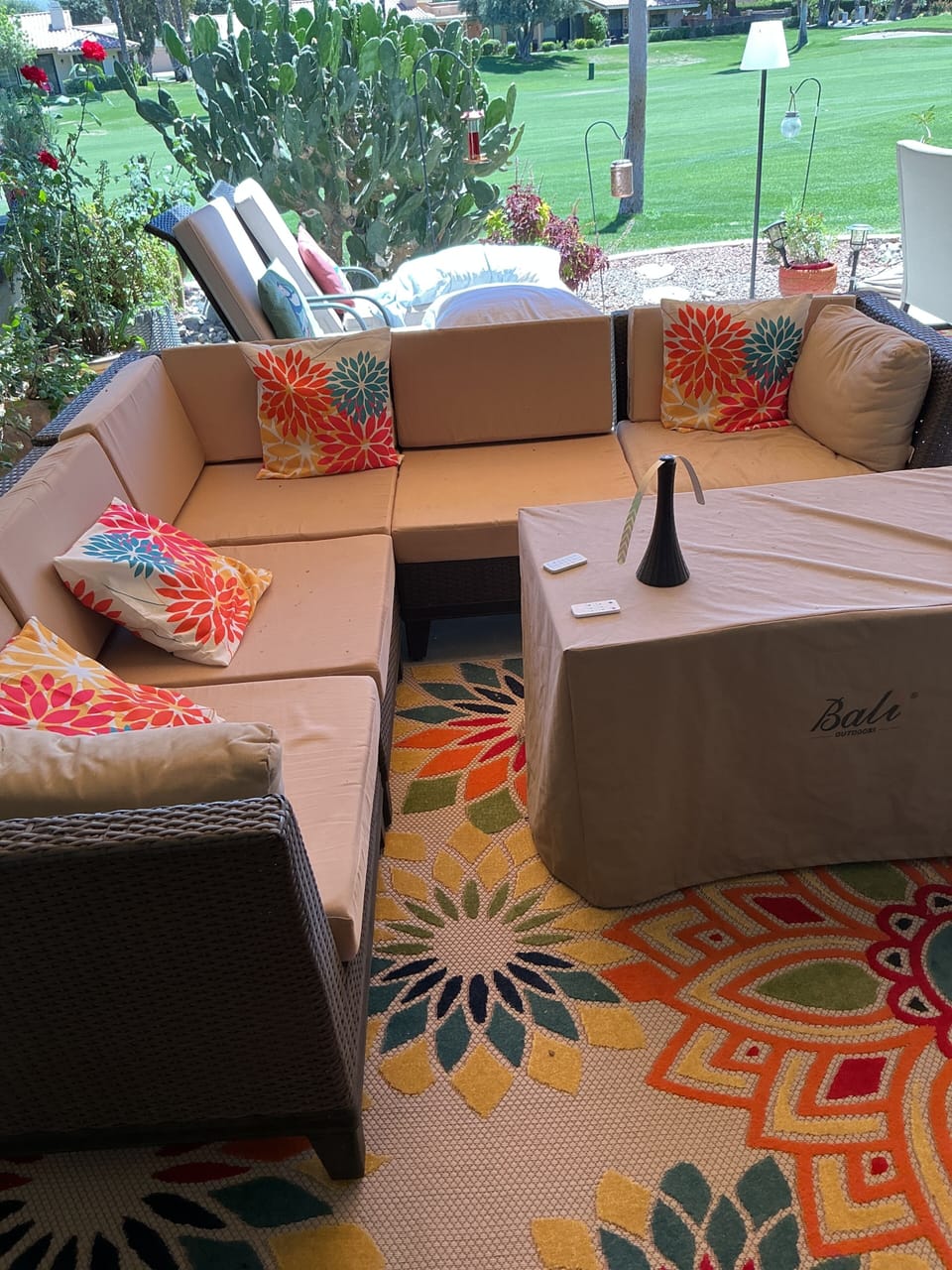 Outdoor seating
