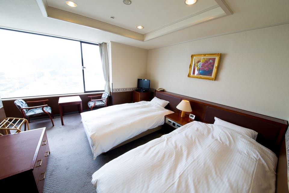 Desk, bed sheets