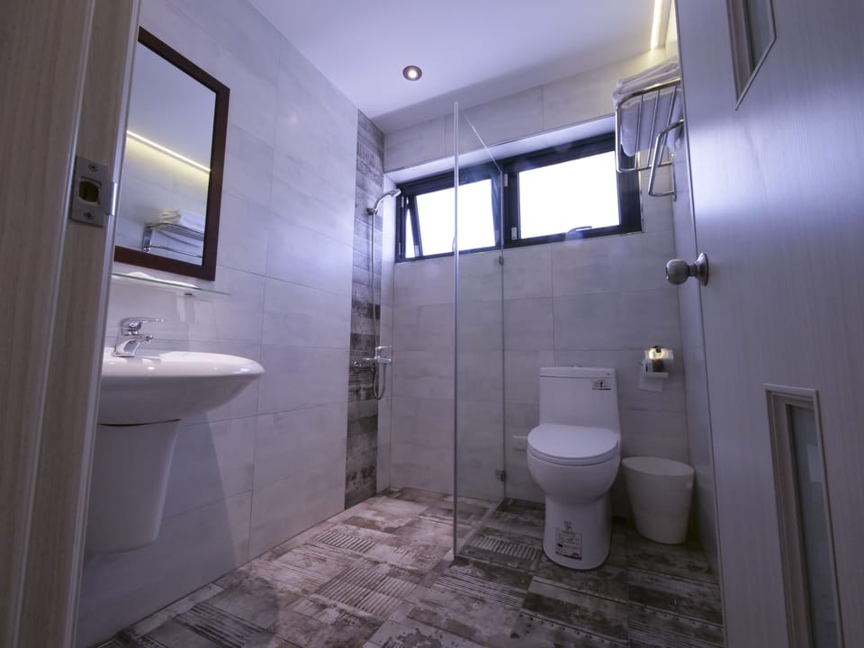 Classic Double Room, 1 Double Bed | Bathroom | Shower, hydromassage showerhead, free toiletries, hair dryer